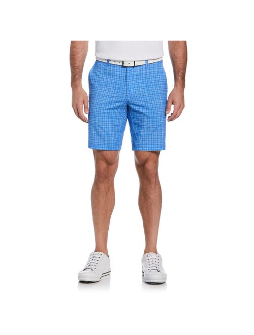 Men's Grand Slam Small-Plaid Golf Short