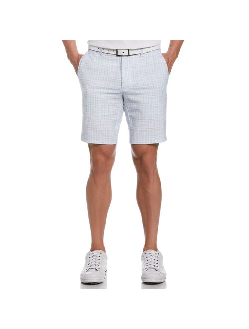 Men's Grand Slam Small-Plaid Golf Short