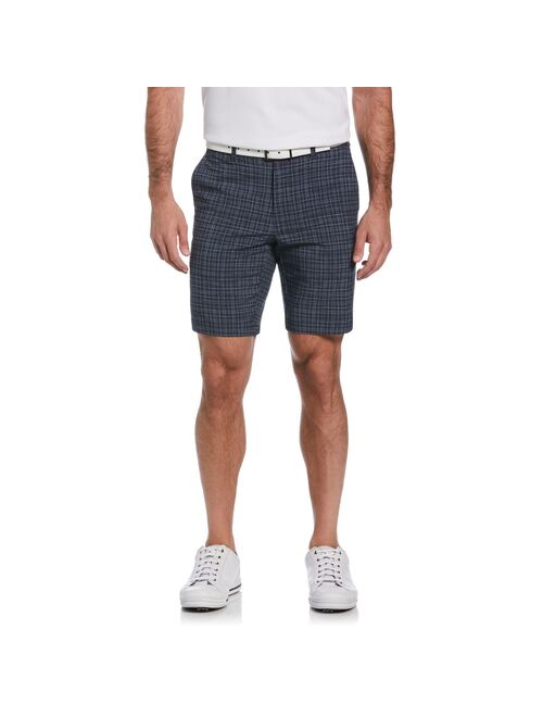 Men's Grand Slam Small-Plaid Golf Short