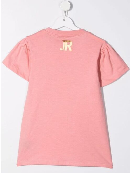 John Richmond Junior sequin logo T-shirt