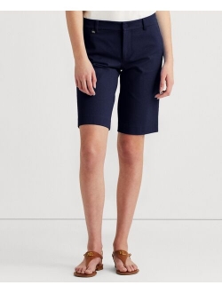 LAUREN RALPH LAUREN Twill Stretch Bermuda Shorts