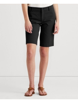 LAUREN RALPH LAUREN Twill Stretch Bermuda Shorts