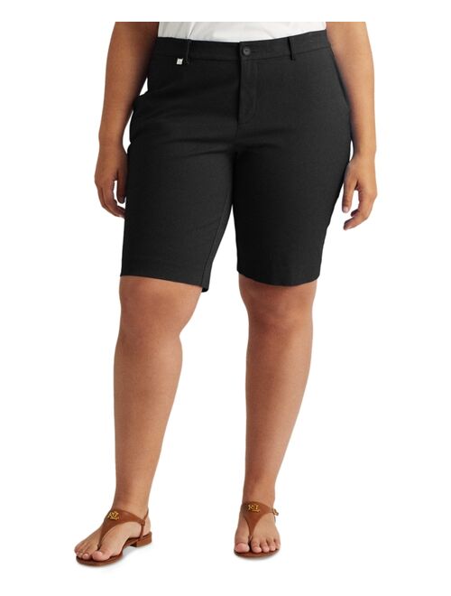 Polo Ralph Lauren LAUREN RALPH LAUREN Plus-Size Stretch Cotton Shorts