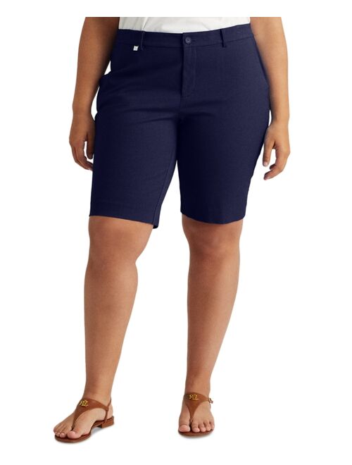 Polo Ralph Lauren LAUREN RALPH LAUREN Plus-Size Stretch Cotton Shorts