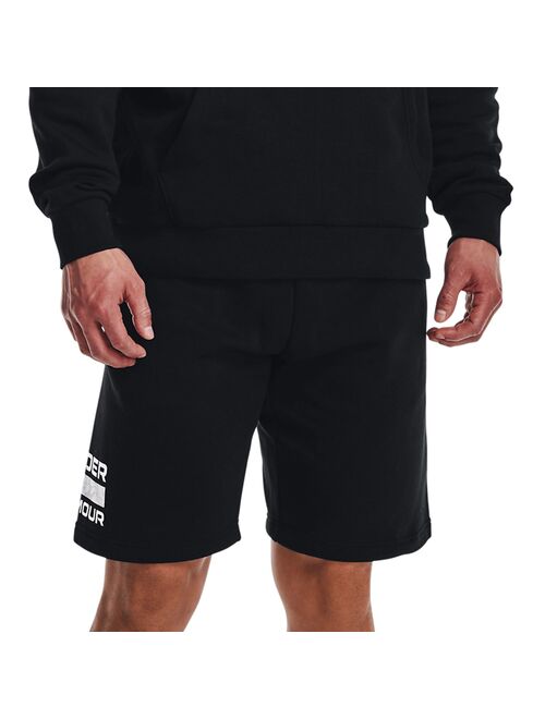 Men's Under Armour Rival Fleece Signature Shorts