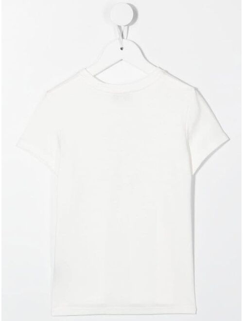 LANVIN Enfant lipstick-print short-sleeve T-shirt