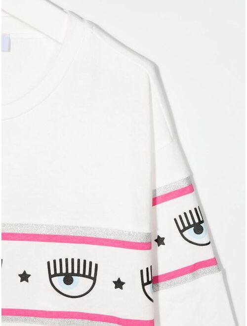 Chiara Ferragni Kids logo print T-shirt