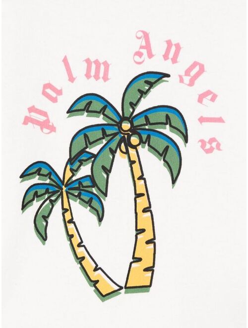 Palm Angels Kids palm tree-print T-shirt