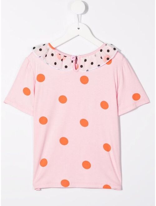 WAUW CAPOW by BANGBANG Ida polka dot-print T-shirt