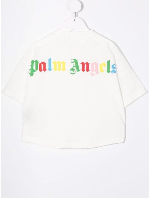 Palm Angels Kids logo-print cotton T-shirt