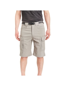 Men's Smith's Workwear Regular-Fit Stretch Performance Belted Cargo Shorts