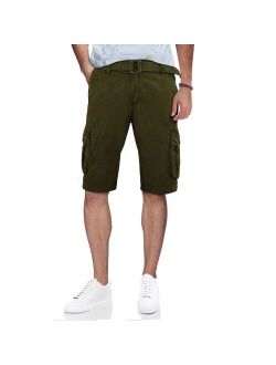 Men's X-Ray Belted Double-Pocket Cargo Shorts