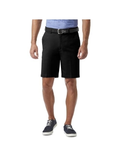 Straight-Fit Flat-Front Comfort Chino Shorts