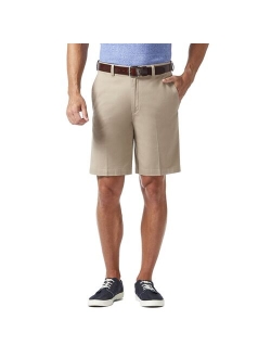 Straight-Fit Flat-Front Comfort Chino Shorts