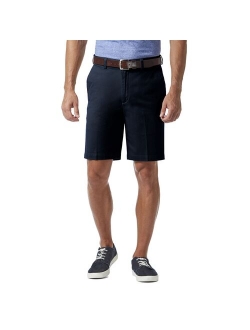 Straight-Fit Flat-Front Comfort Chino Shorts