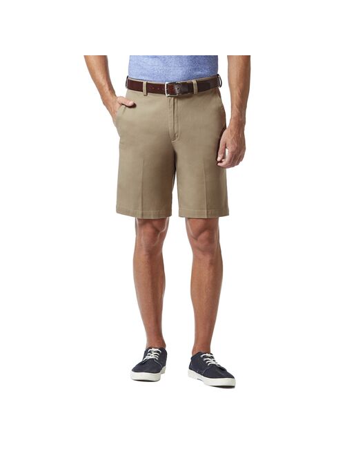 Men's Haggar® Straight-Fit Flat-Front Comfort Chino Shorts