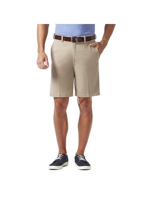 Men's Haggar® Straight-Fit Flat-Front Comfort Chino Shorts