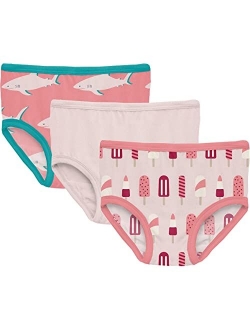 Kickee Pants Kids Print Underwear Set- 3-Pack (Big Kids)