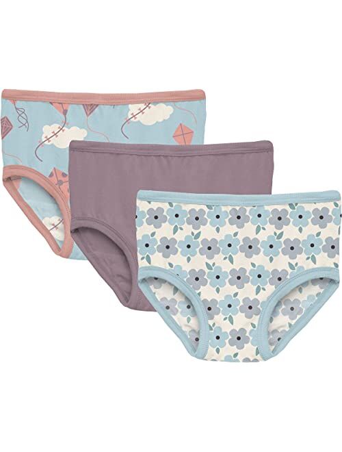 Kickee Pants Kids Print Underwear Set 3-Pack (Big Kids)