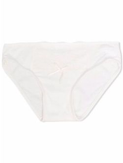 Kids TEEN bow-detail ribbed briefs