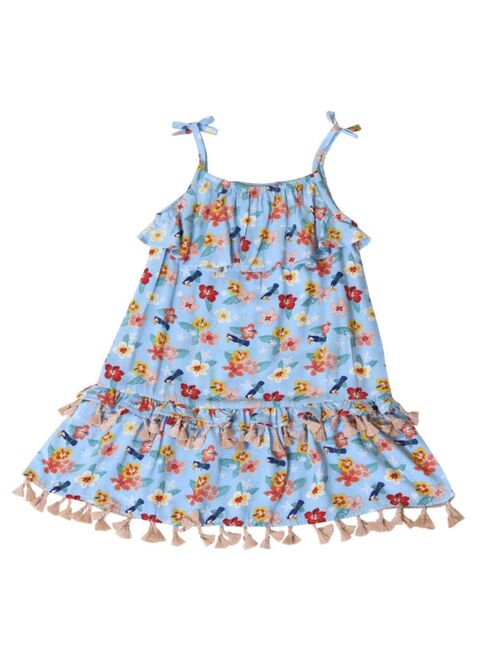 KINDERKIND Toddler Girls Hibiscus Dress