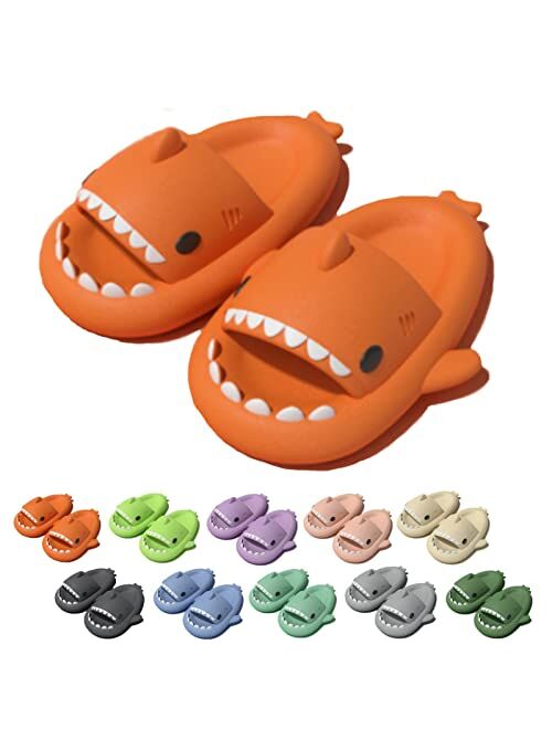 Kapley Cloudy Shark Slides, Cloud Sharks, 2022 Summer Cute Shark Slippers for Women Men