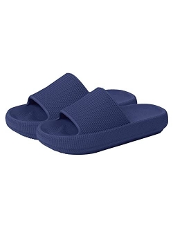 Menore Slippers for Women and Men Quick Drying, Parent-Child EVA Open Toe Soft Slippers, Non-Slip Soft Shower Spa Bath Pool Gym Beach House Sandals for Indoor & Outdoor
