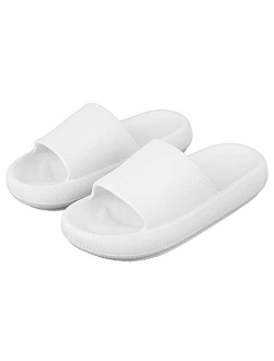 Menore Slippers for Women and Men Quick Drying, Parent-Child EVA Open Toe Soft Slippers, Non-Slip Soft Shower Spa Bath Pool Gym Beach House Sandals for Indoor & Outdoor