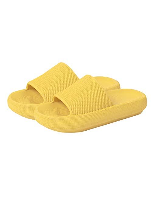 Menore Slippers for Women and Men Quick Drying, Parent-Child EVA Open Toe Soft Slippers, Non-Slip Soft Shower Spa Bath Pool Gym Beach House Sandals for Indoor & Outdoor