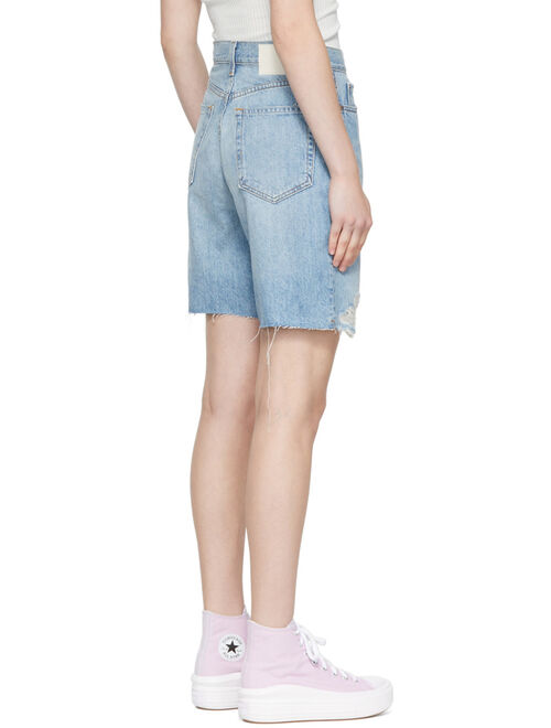 Grlfrnd Blue Denim Shorts