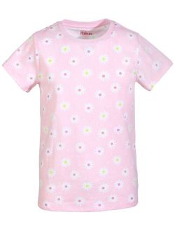 Little Girls Daisy-Print T-Shirt, Created for Macy's