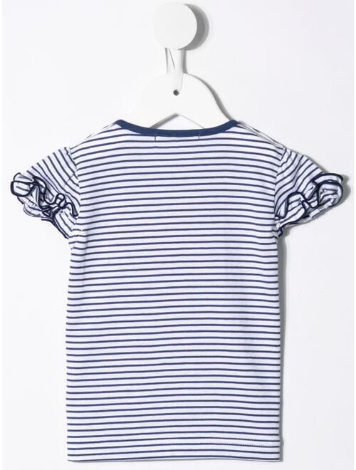 Familiar striped printed T-shirt