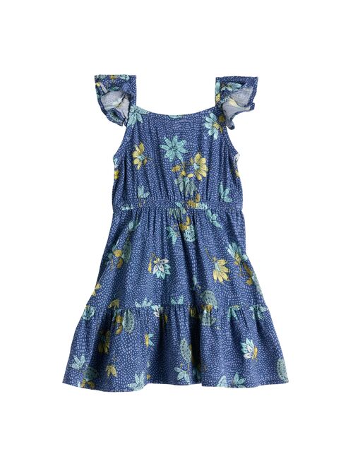 Jumping Beans Toddler Girl  Tiered Flutter-Sleeve Dress