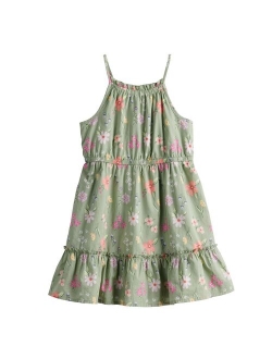 Girls 4-12 Ruffle Halter Dress