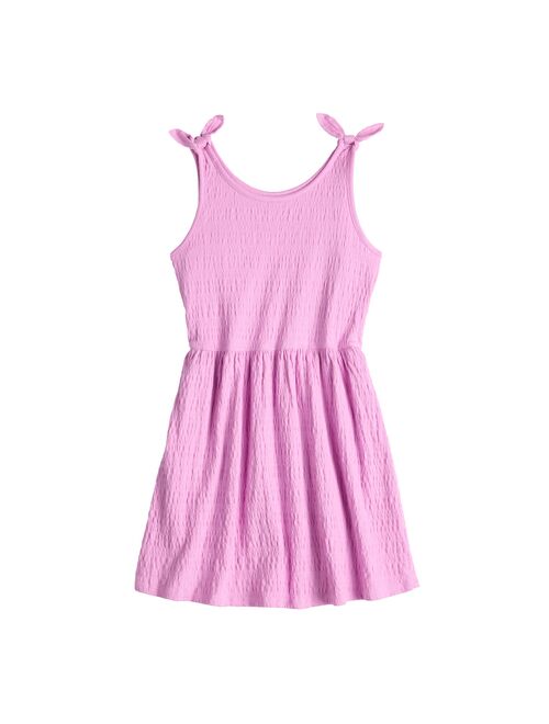 Girls 7-20  Knot Strap Babydoll Dress in Regular & Plus Size