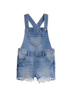 Toddler Girl Denim Shortalls