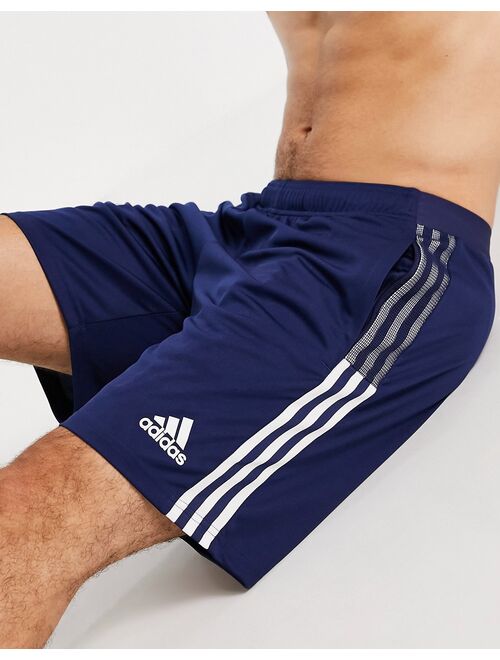 adidas performance adidas Tiro21 Football shorts in navy