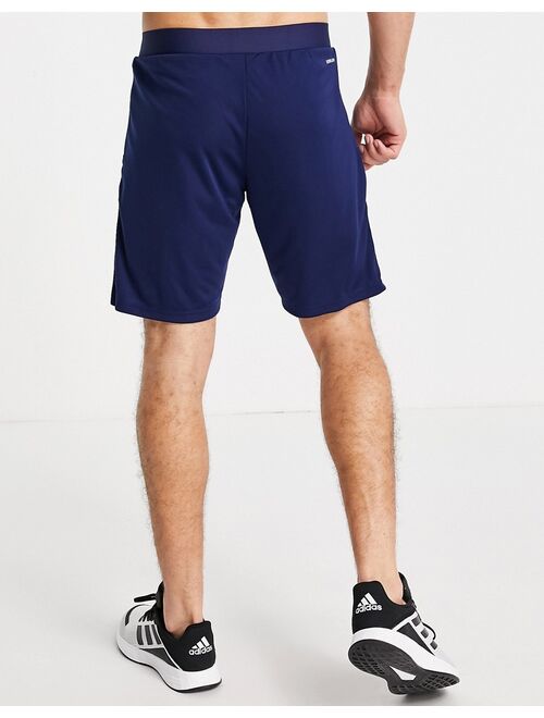 adidas performance adidas Tiro21 Football shorts in navy