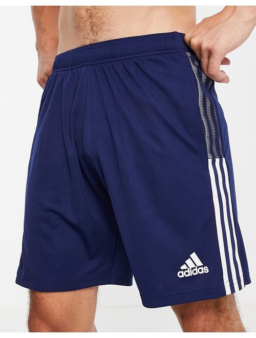 adidas performance adidas Tiro21 Football shorts in navy