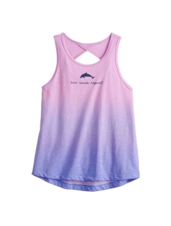 Girls 6-20 SO Twist Back Keyhole Tank Top in Regular & Plus