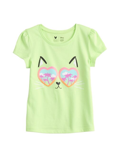 Toddler Girl Jumping Beans Shirred Sleeve Graphic Tee