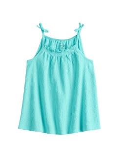 Toddler Girl Jumping Beans Bow Shoulder Strappy Swing Tank Top