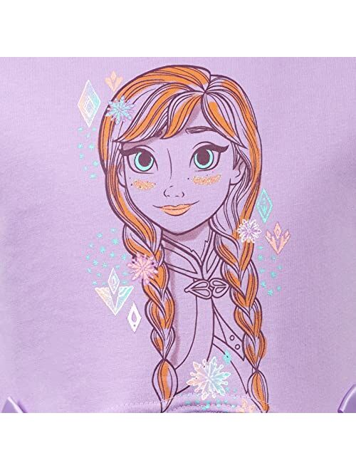 Disney Frozen Elsa and Anna Girls Short Sleeve Dress