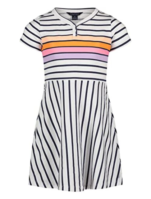 Nautica Girls Short Sleeve Fashion Dress