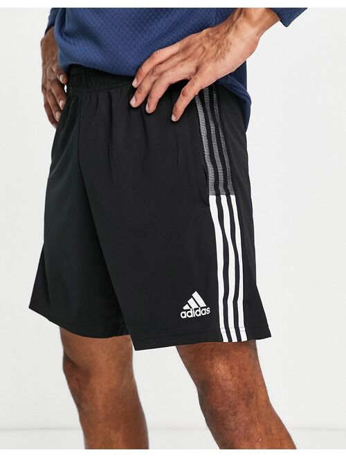 adidas performance adidas Soccer Tiro 21 shorts in black