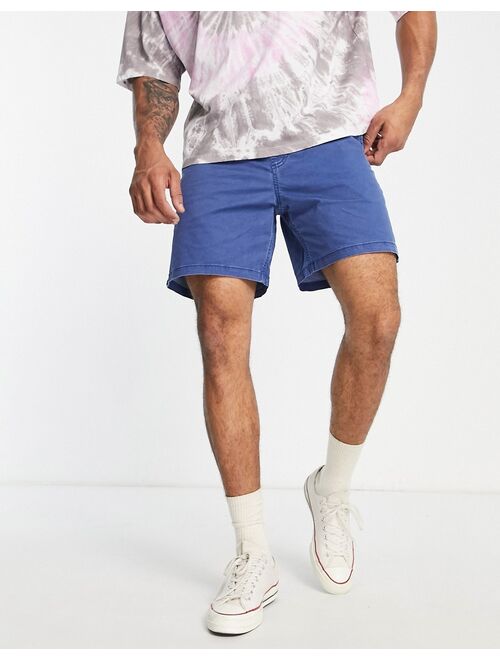 Vans shorts with draw cord in washed navy