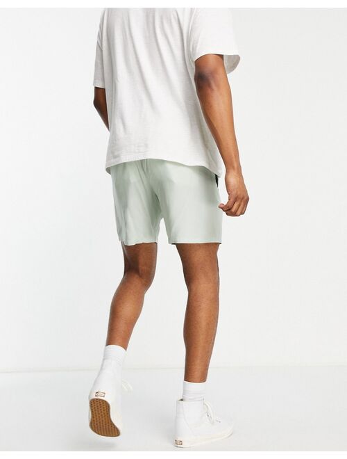 ASOS DESIGN lightweight skater shorts in light green