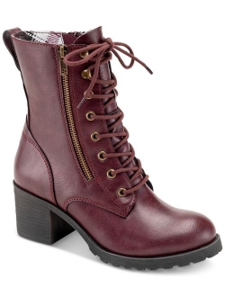 Sloanie Lace-Up Lug Sole Hiker Booties, Created for Macy's