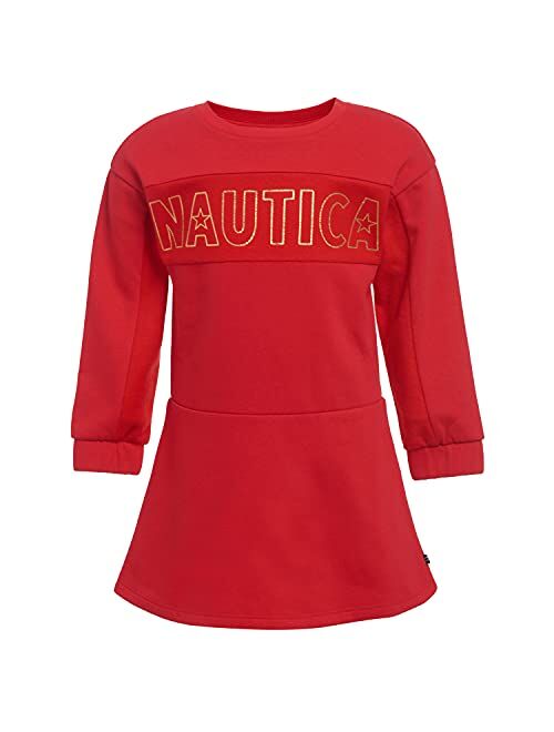 Nautica Girls' Long Sleeve Dress