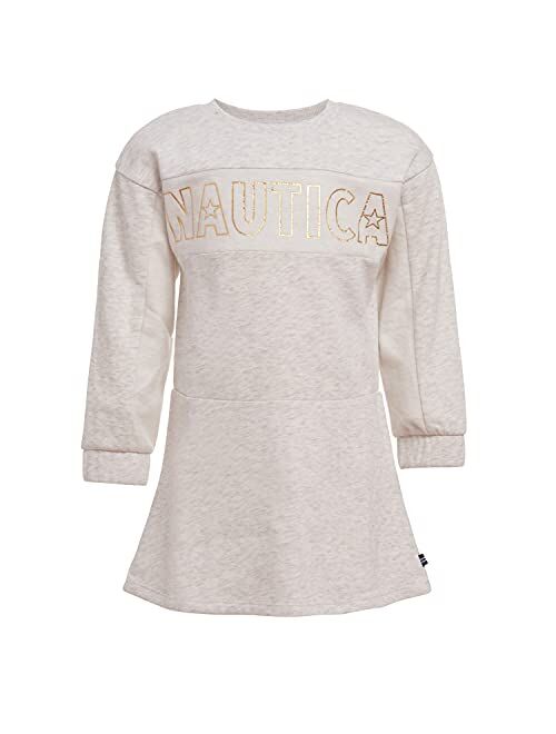 Nautica Girls' Long Sleeve Dress